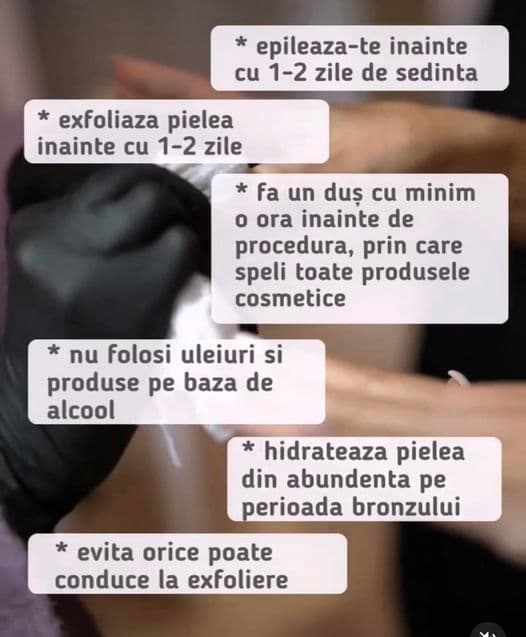 Sfaturi pentru bronzae organică DHA la Slim & Beauty by MC, postare din 24 iulie 2024